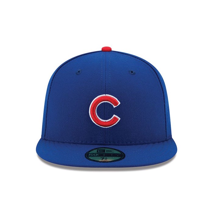 Chicago Cubs Authentic On-Field Game 59FIFTY Lippis Sininen - New Era Lippikset Outlet FI-084715
